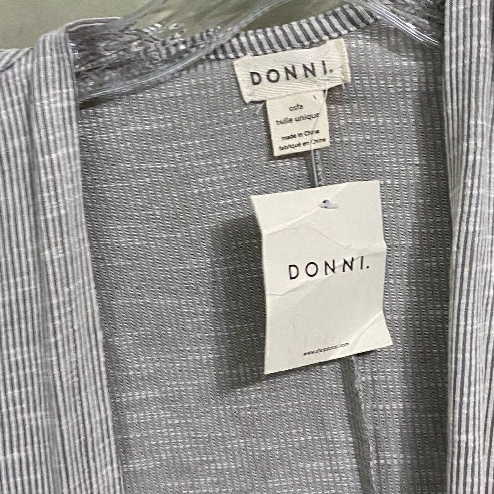 NEW Donni Sandwash Ribbed Open Cardigan - Picture 7 of 8